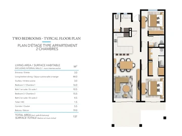 2 Bedroom Apartment