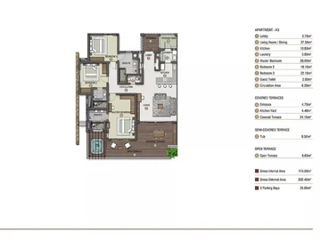 3 Bedroom Apartment