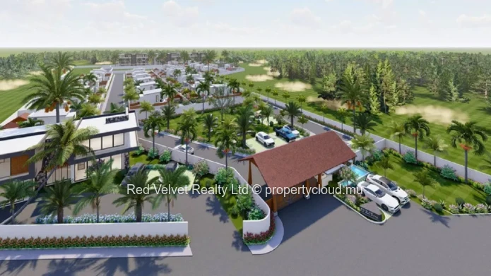 Villas de luxe à vendre à Grand Baie | Projet immobilier sur plan style complexe hôtelier