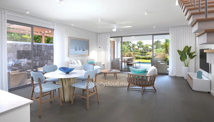 Pointe d'Esny Le Village – Élégant Duplex 3 Chambres avec Piscine Privée