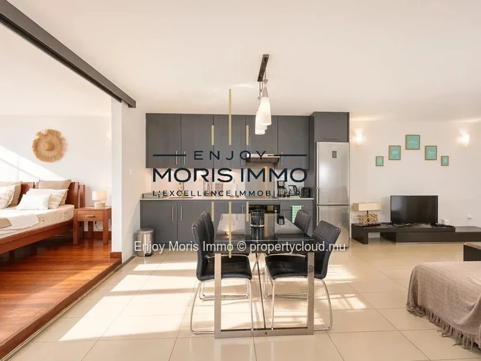 Apartment for sale in Trou aux Biches – Mauritius Island | Beach within walking distance, pool and private garden