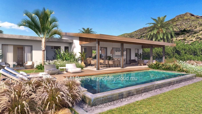 Magnificent villa for sale in a new prestigious resort in Tamarin, Mauritius