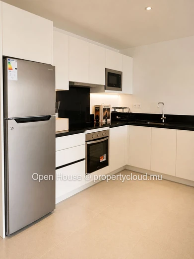 Furnished 3-Bedroom Townhouse with Pool in Grand Gaube
