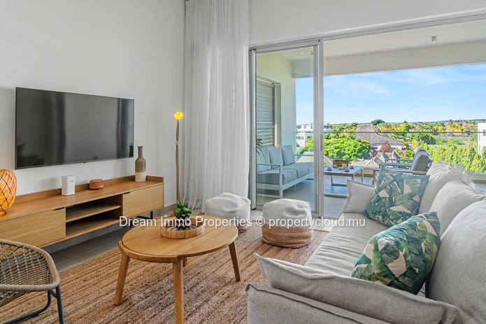 Élégant penthouse meublé de 3 chambres avec vue mer et piscine privée à Pereybère – Ile Maurice