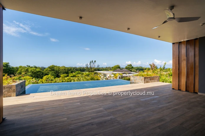 Élégantes villas de 4 chambres avec vue mer & golf dans un prestigieux domaine golfique à Bel Ombre – Ile Maurice