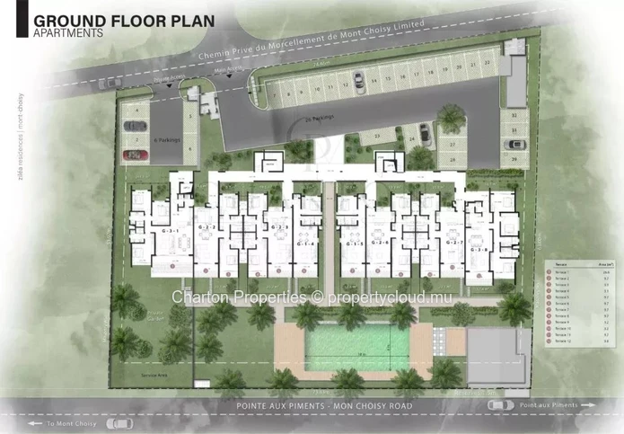 Appartement 1 chambre - Une élégante parenthèse de douceur à Mont Choisy