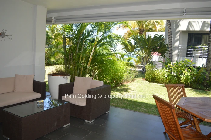 Beach front apartment available for rent.