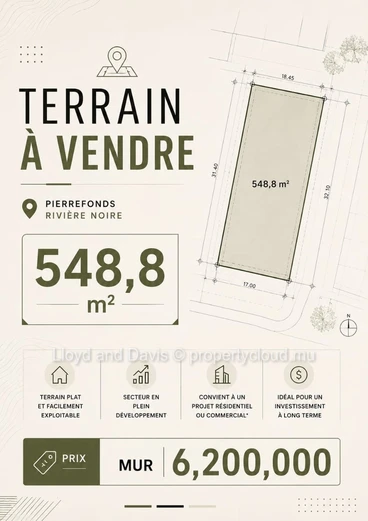 Terrain résidentiel