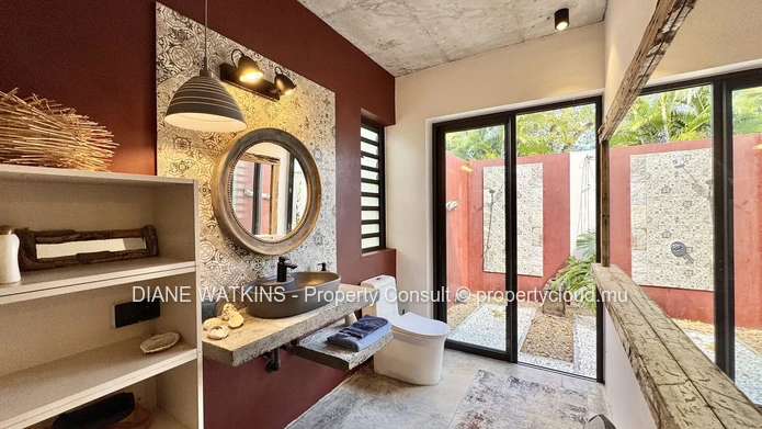 Authentic 4-Bedroom Villa for Rent in Black River with Private Pool and La Tourelle Mountain Views