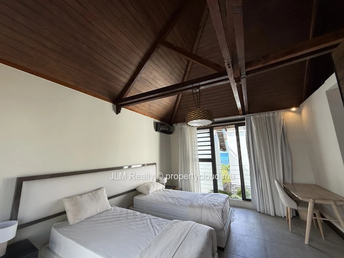 For Rent: Beachfront Villa with Private Pool in Pointe aux Canonniers, Mauritius