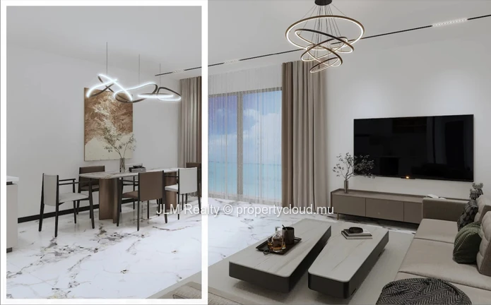 Apartment for Sale in an Idyllic Beachfront Setting in Pereybère, Mauritius