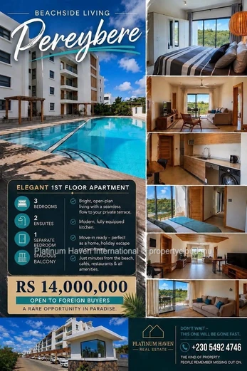 Own A Piece Of Paradise In Pereybere 