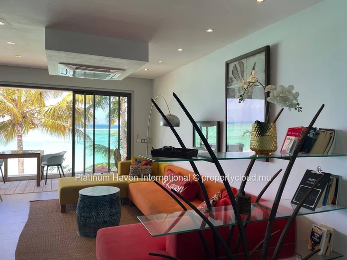 Beachfront Penthouse In Péreybère ? With Private Beach Access An Exceptional Beachfront Penthouse In Péreybère ? With...