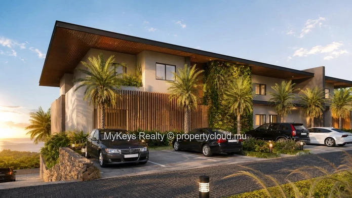 Appartement contemporain avec vue mer