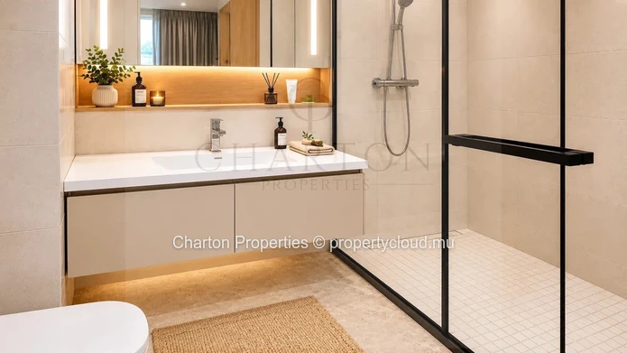 Appartement 3 chambres - L’élégance tropicale à quelques pas du lagon de Bain-Bœuf