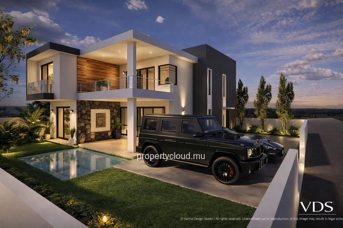 À VENDRE – VILLA NEUVE ULTRA MODERNE À SOTTISE ROAD, GRAND BAIE, Île Maurice
