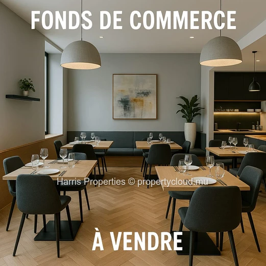 Fonds de commerce d'un restaurant bien établi à vendre à Trou aux Biches