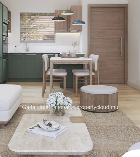 Luxury One-Bedroom Apartment | Tropical Elegance in Azuri, Mauritius