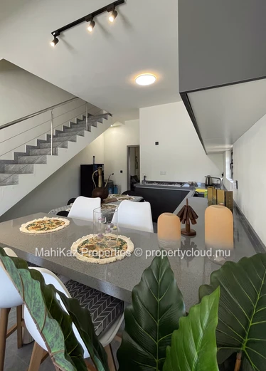 Luxurious Duplex for Rent in Ruisseau Palmyre, Flic en Flac – Rooftop Sea View & Le Morne Panorama 