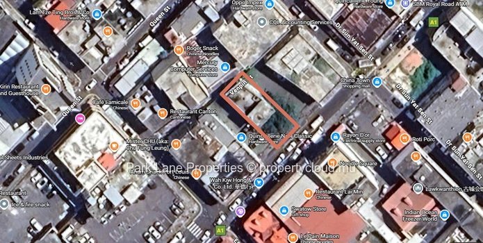 Commercial land for Sale: Strategic location on Royal Street, Port Louis
