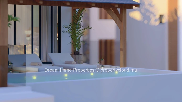 Very Large 400 Sqm Penthouse With Rooftop & Private Pool Close To The Sea In Pereybere - Mauritius