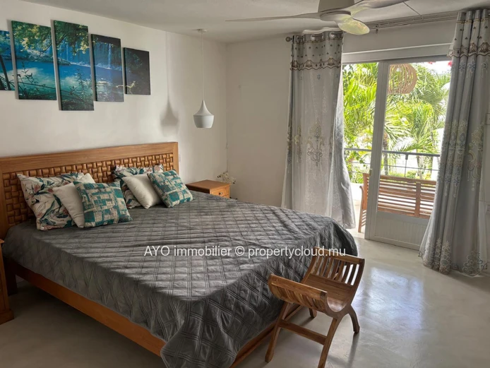 Appartement de 3 chambres dans une petite résidence avec une piscine commune -prox plage de Trou aux Biches