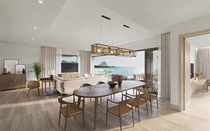 1 Bedroom Apartment for sale ground floor on plan new development Black River 