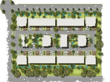 Townhouse, Duplex de 3 Chambres