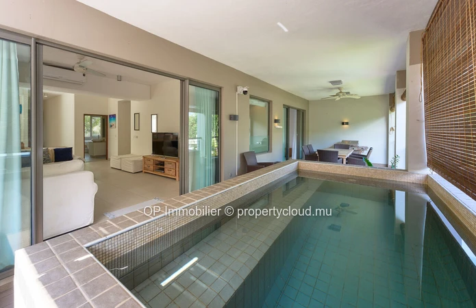 Appartement RES d exception à Bain Boeuf avec piscine privée et vue sur le lagon de Grand Baie