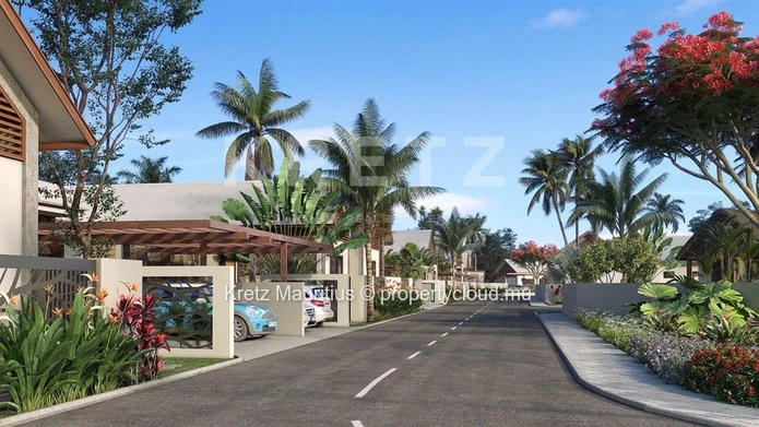 Villa contemporaine de 3 chambres en suite dans résidence exclusive