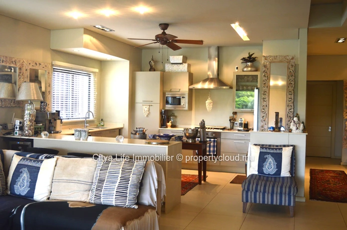 This gated residence gives both the opportunity of living by the river and by the sea…