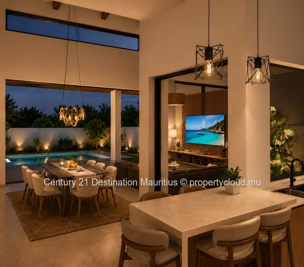 Villa Moderne de 3 Chambres dans Résidence Sécurisée – Belgravia Park, Mont Choisy