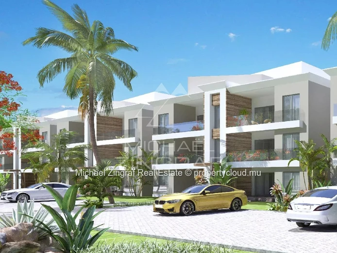 Élégant Appartement avec Vue sur les Jardins et la Piscine – Grand Baie