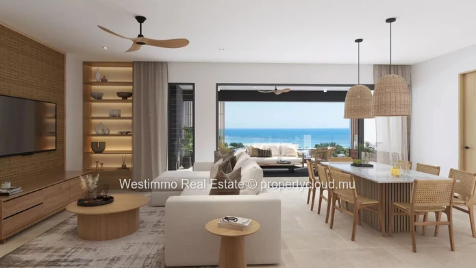Appartement spacieux, moderne avec une vue Morne et jardin privé