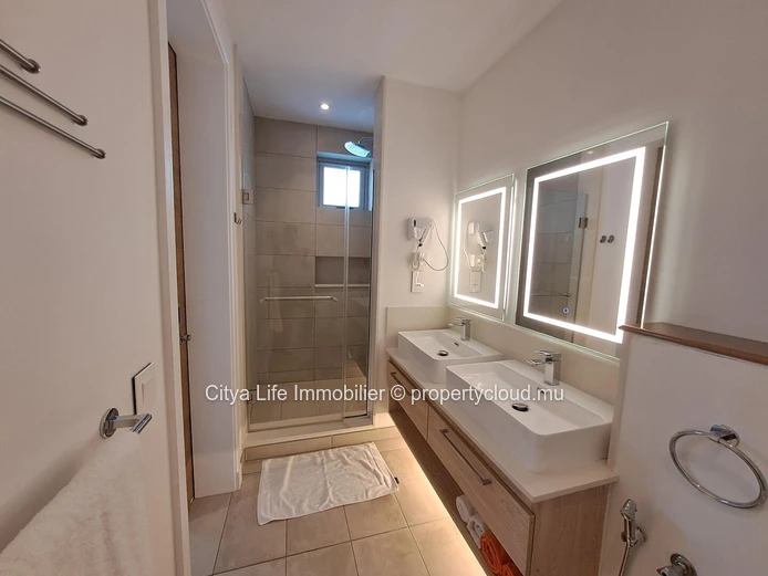 Luxury Living in Grand Gaube: Furnished 2 BR Apartment with Private Pool, Close to Schools, Shops, and Hospital - Rs ...