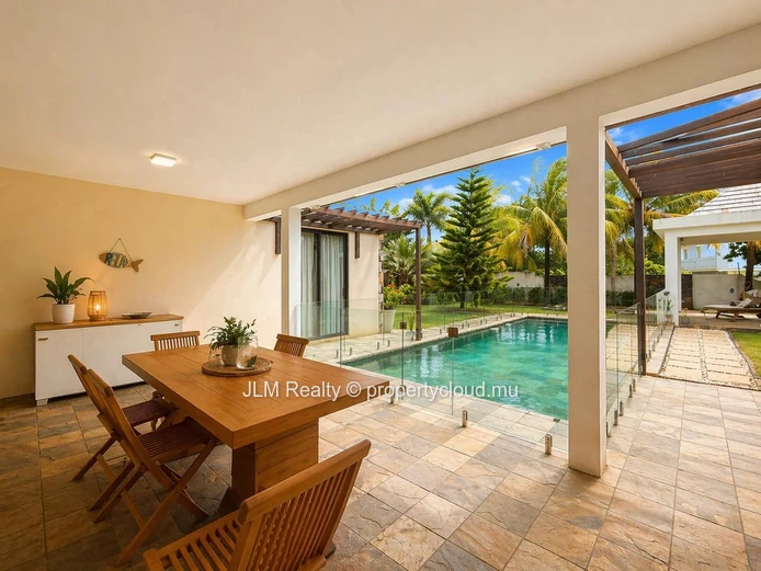 High-End Tropical Villa with Private Pool for Rent in Cap Malheureux, Mauritius