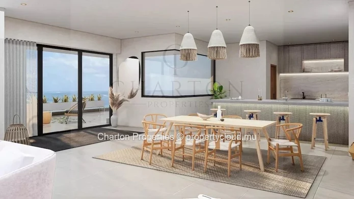 Appartement neuf de 3 chambres à quelques pas du lagon de La Preneuse
