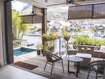 Modern Duplex with Water & Mountain Views