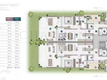 Appartement de 3 Chambres