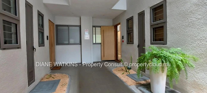 Modern apartment with beach access for rent in Pointe d'Esny
