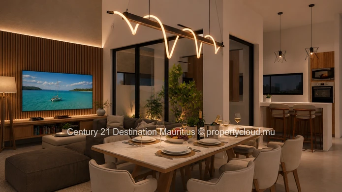 Villa Moderne de 3 Chambres dans Résidence Sécurisée – Belgravia Park, Mont Choisy