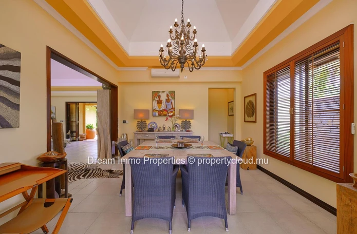Spacious Tropical Villa On A Huge Land With Mountain Views & Sea Access At Tamarina Golf Resort - Mauritius