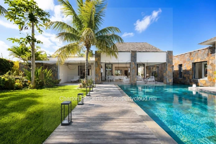 Villa contemporaine de 4 chambres avec bureau et jardin paysager - Grand Baie