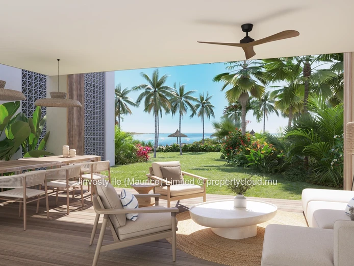 JINVESTY île Maurice : Penthouse de 3 chambres avec piscine privative face à la mer €  |  287,04 m²