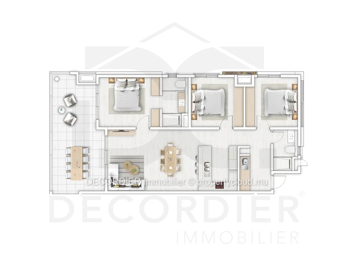 Appartement à vendre - Calodyne