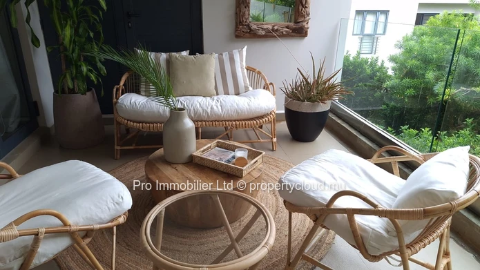 Appartement chaleureux et joliment meublé au premier étage à louer  Azuri Ocean & Golf Village, Roches Noires