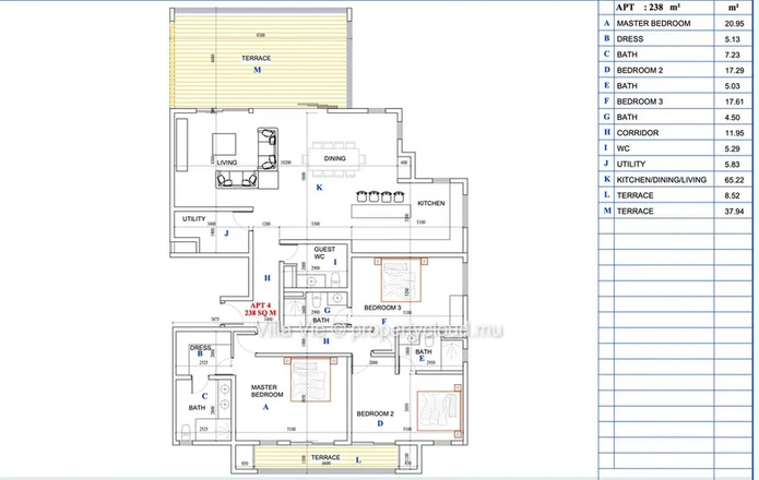 Pointe aux Canonniers - Appartement 3 chambres avec vue dégagée