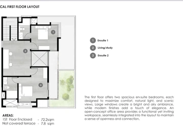 Villa de 3 Chambres