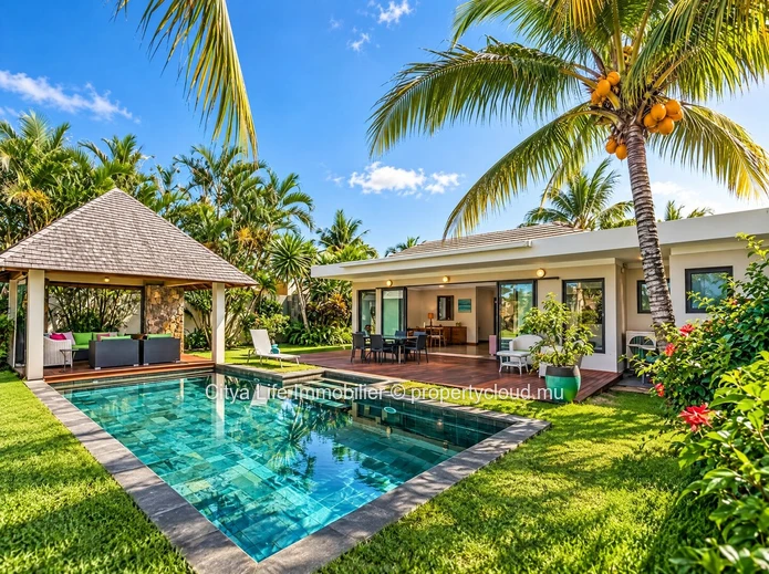 3-Bedroom RES Villa with Private Pool for Sale in Péreybère