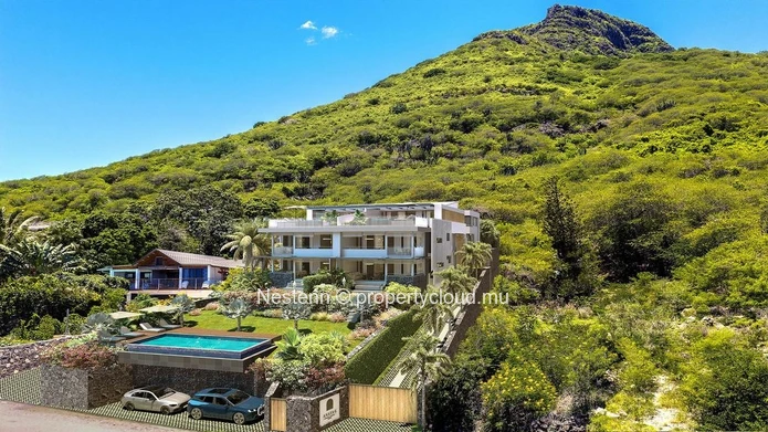 Exceptional penthouse with private pool and lagoon view